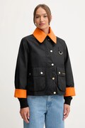 Barbour jachetă de bumbac Icons Spey culoarea negru, de tranziție, LWX1515