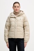 Calvin Klein Jeans kurtka kolor beżowy przejściowa LV047D505G