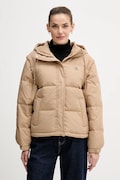 Calvin Klein Jeans bezrękawnik puchowy kolor beżowy zimowa LV044D522G