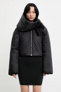 Bunda Rick Owens DRKSHDW Convertible čierna farba, zimná, DS02E7727.NP