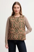 Barbour bezrękawnik x Farm Rio kolor zielony przejściowy LLI0024