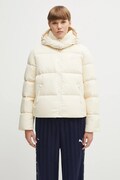 Lacoste kurtka puchowa kolor beżowy zimowa BF3262