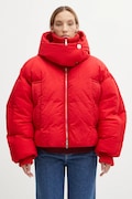 Sportmax kurtka puchowa GLIZIA kolor czerwony zimowa oversize 2522486012600