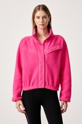 P.E Nation bluza rozpinana damska polarowa Shelter Sherpa różowa 251J095