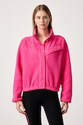 P.E Nation bluza rozpinana damska polarowa Shelter Sherpa różowa 251J095