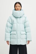 Пухова куртка Helly Hansen W INSPIRE DOWN PUFFER колір бірюзовий зимова oversize 53075
