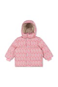 Παιδικό μπουφάν Konges Sløjd MAGNUM DOWN JACKET PRINT GRS χρώμα: ροζ, KS103508