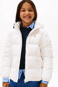 Детско пухено яке Tommy Hilfiger в бяло KG0KG08758