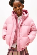Tommy Hilfiger geacă copii culoarea roz, KG0KG08861