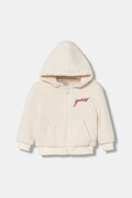 Παιδικό μπουφάν Guess χρώμα: άσπρο, H5YJ02 W0330