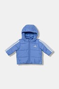 Μπουφάν μωρού adidas χρώμα: μπλε, JL7464