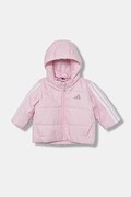 Παιδικό μπουφάν adidas χρώμα: ροζ, JW2442