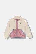 Puma geacă copii Hybrid Sherpa Jacket culoarea bej, 688405