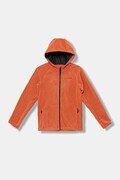 Columbia bluza dziecięca Arctic Peak kolor pomarańczowy z kapturem gładka 2134921