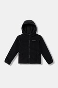 Columbia bluza dziecięca Arctic Peak kolor czarny z kapturem gładka 2134921