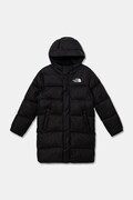 Dětská péřová bunda The North Face TEEN NUPTSE LONG PARKA černá barva, NF0A88UFKX71