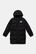 The North Face geacă de puf pentru copii TEEN NUPTSE LONG PARKA culoarea negru, NF0A88UFKX71