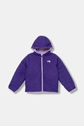 The North Face kurtka dwustronna dziecięca KID REVERSIBLE PERRITO HOODED JACKET kolor fioletowy NF0A88VJQZI1