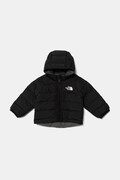 The North Face kurtka dwustronna dziecięca BABY REVERSIBLE PERRITO HOODED JACKET kolor czarny NF0A88W3WOO1
