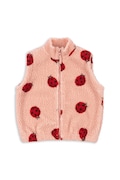 Konges Sløjd vestă copii JODY TEDDY VEST GRS culoarea roz, KS103481
