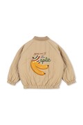 Detská bunda bomber Konges Sløjd JUNO BOMBER JACKET béžová farba, KS103484