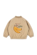 Konges Sløjd giacca bomber bambini JUNO BOMBER JACKET colore beige KS103484