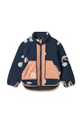 Dětská bunda Liewood Noam Pile Jacket tmavomodrá barva, LW20017
