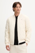 Tommy Jeans kurtka bomber kolor beżowy przejściowa DM0DM21685