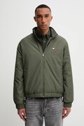 Куртка Tommy Jeans колір зелений перехідна DM0DM21936