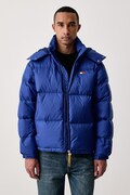 Tommy Jeans péřová bunda pánská modrá DM0DM22036