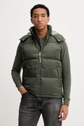 Αμάνικο από πούπουλα Tommy Jeans χρώμα: πράσινο, DM0DM22068