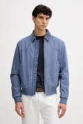 United Colors of Benetton kurtka jeansowa kolor niebieski przejściowa 2QHDUN06K