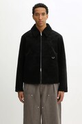 Represent kurtka Shearling Jacket kolor czarny przejściowa oversize MLM100132