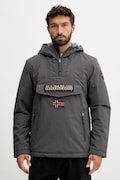 Яке Napapijri Rainforest Pocket 2 в сиво преходен модел NP0A4GMDH981