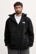 The North Face bluza polarowa Dirus męska kolor czarny z kapturem gładka NF0A8F1XJK31