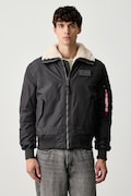Alpha Industries prijelazna jakna za muškarce B-15 III TT Two Tone Bomber siva 198122-684