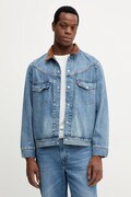Levi's kurtka jeansowa kolor niebieski przejściowa 002WN