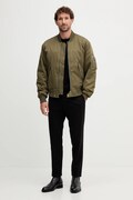Bomber jakna Tommy Hilfiger boja: zelena, za zimu, MW0MW40593