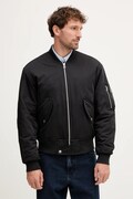 Μπουφάν bomber Tommy Hilfiger χρώμα: μαύρο, MW0MW40593