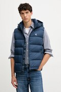 Calvin Klein Jeans bezrękawnik puchowy kolor turkusowy zimowy LV04RD531G