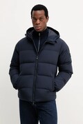 Péřová bunda Tommy Hilfiger tmavomodrá barva, zimní, MW0MW40616