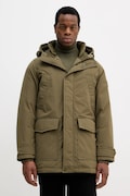 Péřová bunda Tommy Hilfiger zelená barva, zimní, MW0MW40632