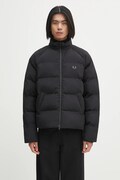 Fred Perry kurtka kolor czarny zimowa J1309