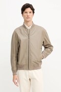 Δερμάτινο μπουφάν bomber BOSS Orange χρώμα: μπεζ, 50547545