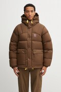 Fjallraven kurtka puchowa Expedition kolor brązowy zimowa F84605