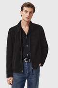 AllSaints kurtka zamszowa RHONE czarny M011LD
