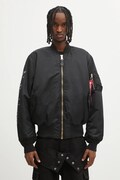 Αναστρέψιμο μπουφάν bomber No Problemo x Alpha Industries No War MA-1 χρώμα: μαύρο, NP7113504