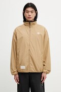 AAPE kurtka dwustronna kolor beżowy przejściowa oversize AAPJKM7732XXP
