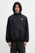 AAPE kurtka dwustronna kolor czarny przejściowa oversize AAPJKM7732XXP