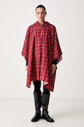 Barbour Peleryna czerwona UAC0214